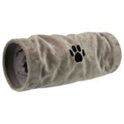 Tunel do zabawy, plusz,  o 22 × 60 cm, szary