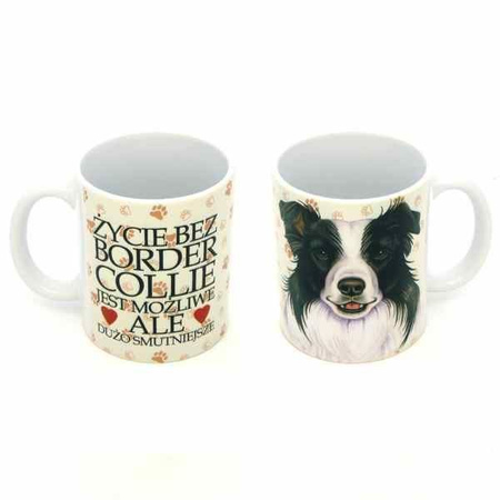 Power gift kubek z pupilem border collie 300 ml