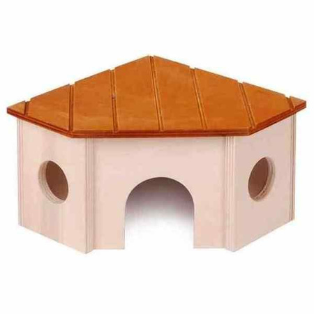 Pet inn domek narożny 4 dla świnki morskiej 26x18x12cm