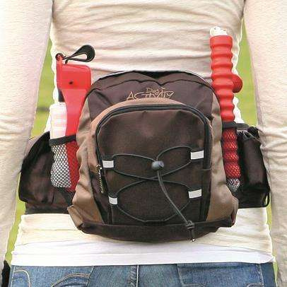 PAS NA BIODRA  21x15x20cm BEŻ-BRĄZ