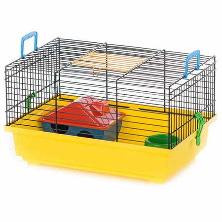 Inter-zoo klatka teddy + plastic eko dla  myszy 36x24x21 cm
