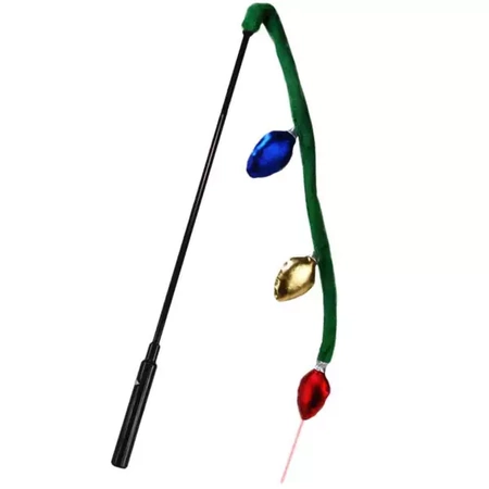 Kong Holiday Laser Teaser Lights wędka dla kota