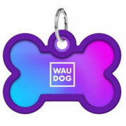 WAUDOG Smart ID metalowa zawieszka dla zwierząt kość z QR-paszportem