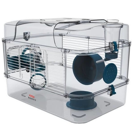 Zolux rody 3 solo klatka dla chomika, myszy 41x27x28 cm