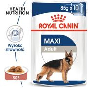 Royal canin maxi adult karma mokra w sosie dla psów dorosłych, do 5 roku życia, ras dużych saszetka 140g