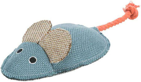 Mysz XXL, zabawka, materiał, 15 cm, z kocimiętką