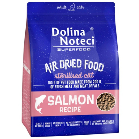 Dolina Noteci Superfood Air Dried danie z łososia dla kota 1 kg