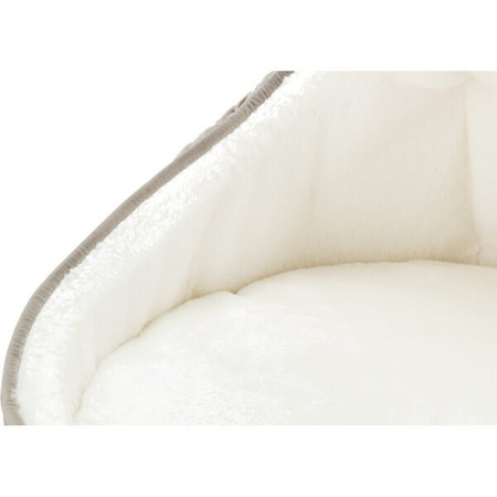 Legowisko zamknięte Livia, o 55 × 45 cm, szarobrązowe/kremowe