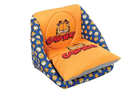 Garfield, Legowisko dla kota domek, pomarańczowo-niebieskie, 37x37x37cm