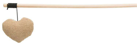 Wędka dla kota z sercem, 35 cm