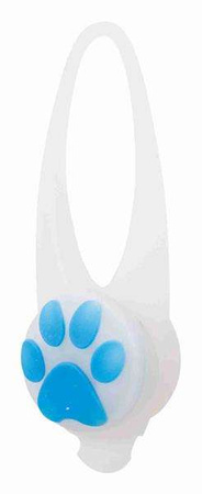 Zawieszka świecąca dla psów Flasher, o 2.4 cm/8 cm, biała ze wzorem