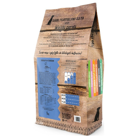 Wiejska Zagroda tuńczyk ze śledziem dla psa 9 kg