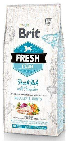 Brit fresh fresh fish & pumpkin adult large muscles & joints