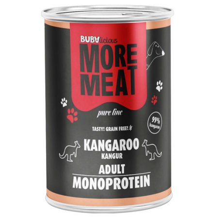 BUBAlicious More Meat mono Pure Kangur 400 g