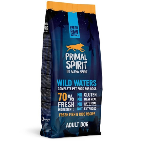 Primal Spirit Wild Waters 70% karma dla psa 12 kg