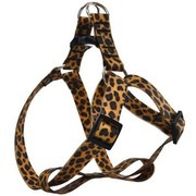 Wodoodporne szelki dla psa, PVC, panterka, 2,5x50-70cm