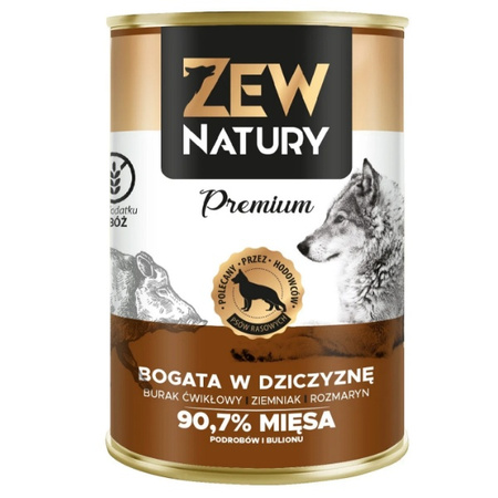 Zew Natury Premium bogata w dziczyznę 400 g
