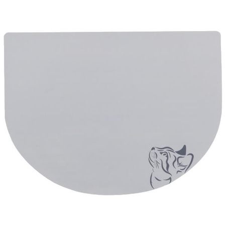 Podkładka pod miski, dla kota, 40x30 cm, z nadrukiem głowy kota