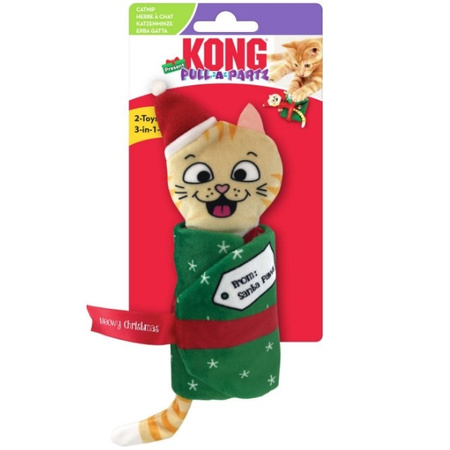 Kong Holiday Pull-A-Partz Present zabawka dla kota