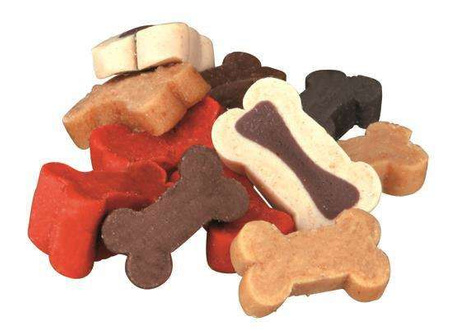 MIĘKKIE PRZEKĄSKI DLA PSA, KOSTKI MIX, 500 G