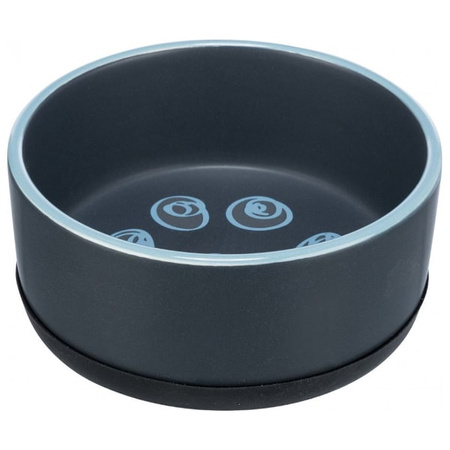 Miska ceramiczna z gumową podstawą, 0.75 l/ř 16 cm