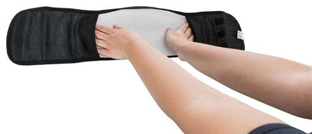 Pas na podbrzusze dla psa, XL: 65–75 cm, ciemnoniebieska