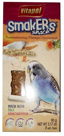 SMAKERS DLA PAPUŻKI POMARAŃCZOWY 2szt op