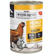 Wiejska Zagroda Monobiałkowa kurczak dla psa 400 g
