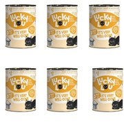 ZESTAW Lucky Lou Lifestage Sterilized drób i wołowina 6 x 400 g