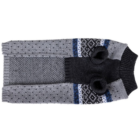 amiplay Bergen sweterek dla psa szary 23 cm