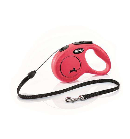 FLEXI SMYCZ New Classic SZNUREK  5 m,ROZM. S ,CZERWONA, 12kg
