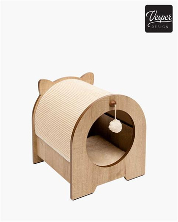 Legowisko z drapakiem Catit Vesper Minou, 36 x 36.5 x 40.5 cm