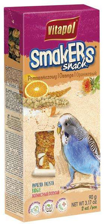 SMAKERS DLA PAPUŻKI POMARAŃCZOWY 2szt op