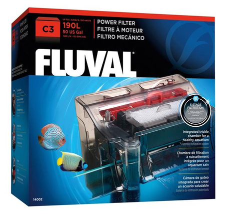 Filtr kaskadowy Fluval C3, do 190L