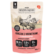 Wiejska Zagroda Pasztecik z kurczaka i krewetek dla kota 85 g