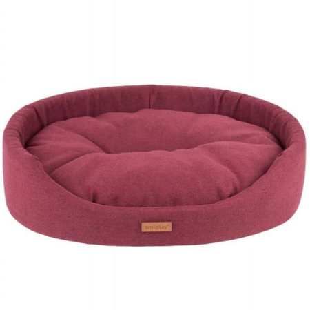 amiplay Montana legowisko dla psa bordowe S