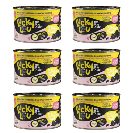 ZESTAW Lucky Lou SuperMono owca 6 x 200 g