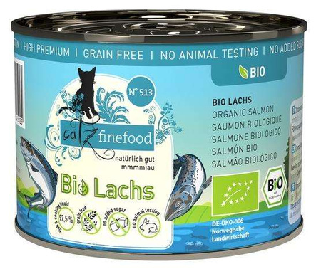 Catz finefood bio n. 513 łosoś 200 g