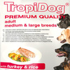 Karma tropidog premium adult medium & large indyk z ryżem 500g, 2,5kg, 12kg