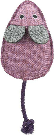 Mysz XXL, zabawka, materiał, 15 cm, z kocimiętką