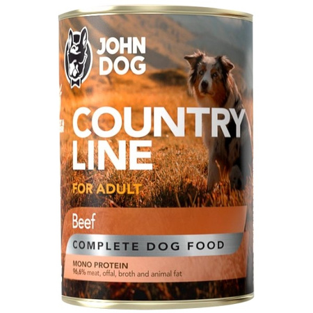 John Dog Country Line wołowina 400 g