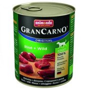 Animonda GranCarno Adult Rind Wild Wołowina + Dziczyzna puszka 400g