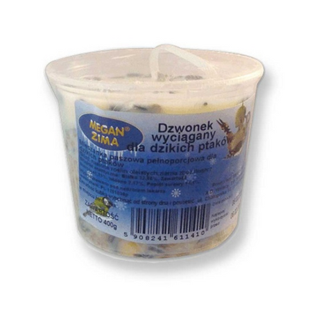 Megan Dzwonek tłuszczowy wyciągany dla ptaków 400g [ME109]