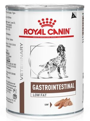 Royal Canin Veterinary Diet Canine Gastrointestinal Low Fat puszka 410g