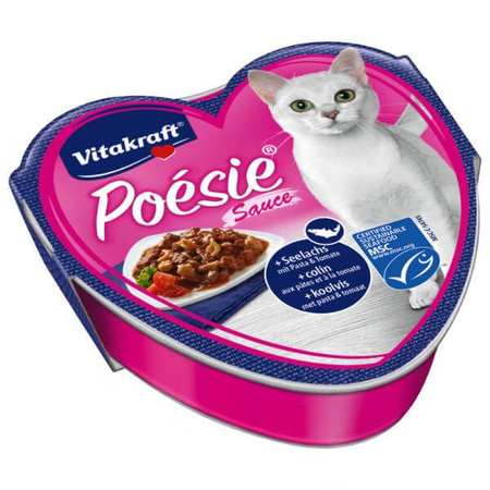 Vitakraft poesie dorsz z makaronem i pomidorami dla kota 85 g