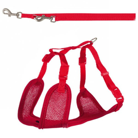 Trixie szelki dla szczeniaka miękkie 26-34 cm/10 mm, 33-47 cm/10 mm, smycz: 2 m