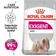 Royal canin mini exigent karma sucha dla psów dorosłych, ras małych, wybrednych 1kg