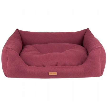 amiplay Montana sofa dla psa bordowa S