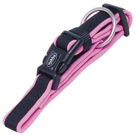 Nobby obroża mesh preno dla psa czarno-różowa