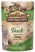 Carnilove cat duck & catnip - kaczka i kocimiętka saszetka 85g